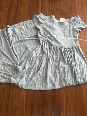 Motherhood Maternity Soft Blue Nursing Tee